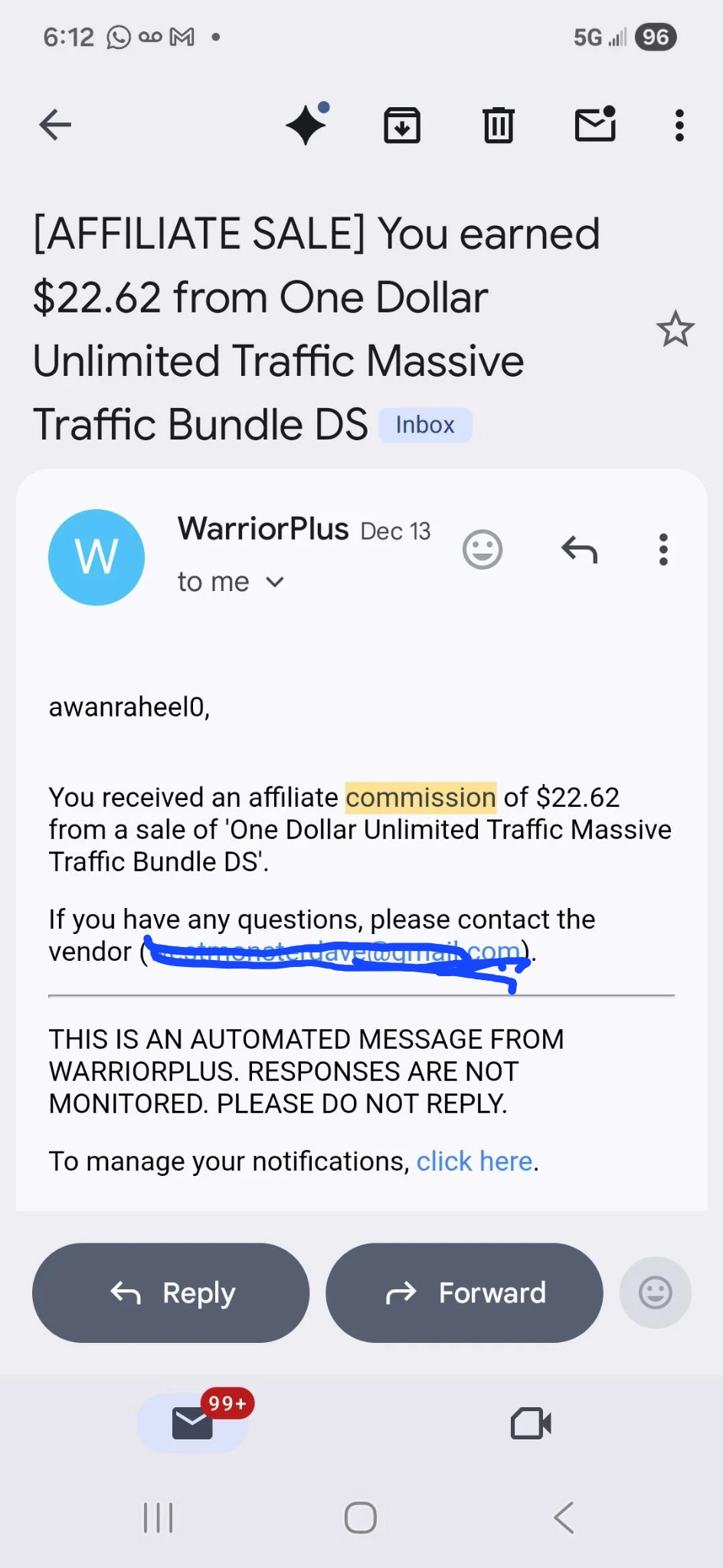 Real Commission Proof